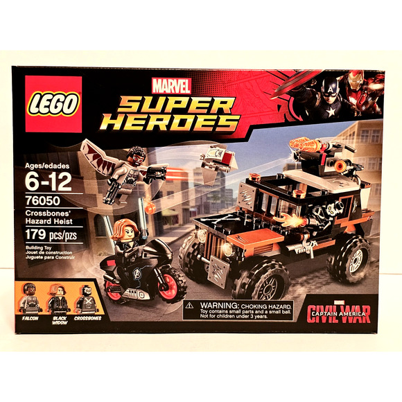 CROSSBONES' HAZARD HEIST Marvel Super Heroes LEGO Set #76050 NEW Sealed RETIRED - Picture 1 of 14